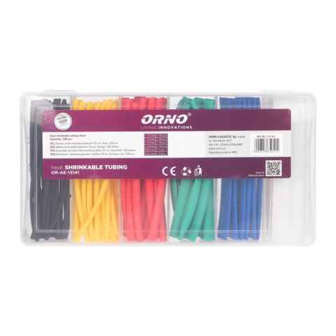 Zestaw rurek termokurczliwych, 100 szt