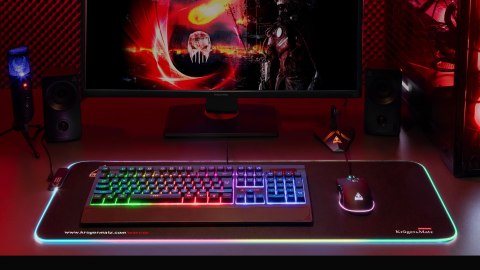 Podkładka pod mysz i klawiaturę LED Kruger&Matz Warrior Podkładka pod mysz i klawiaturę LED Kruger&Matz Warrior