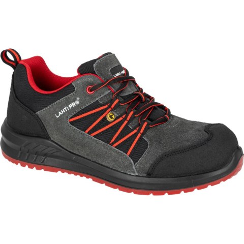 Półbuty esd zamsz/oxford grafit-czer,s1 fo sr,"46", ce,lahti