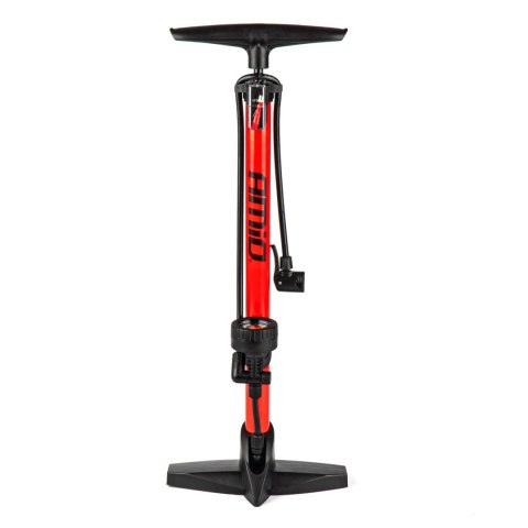 Pompka ręczna metalowa z manometrem pu02 amio-02146