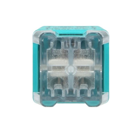 Złączka instalacyjna wciskana 4-przewodowa; dwurzędowa; na drut 0,75-2,5mm?; IEC 300V/24A 100 szt.