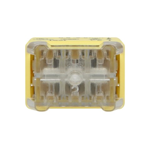 Złączka instalacyjna wciskana 6-przewodowa; dwurzędowa; na drut 0,75-2,5mm?; IEC 300V/24A; 10 szt.