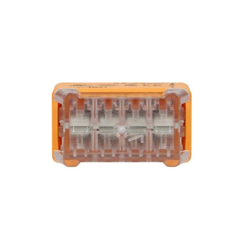 Złączka instalacyjna wciskana 8-przewodowa; dwurzędowa; na drut 0,75-2,5mm?; IEC 300V/24A; 10 szt.