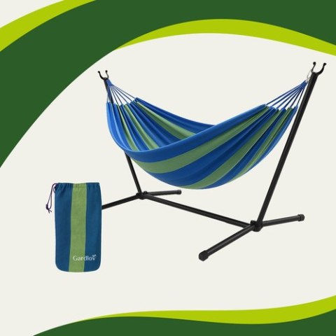 Hamak ogrodowy 200x150cm ze stelażem