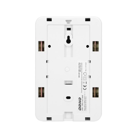 Dzwonek elektromechaniczny dwutonowy BREVIS MAXI AC, 230V, śnieżno biały Dzwonek elektromechaniczny dwutonowy BREVIS MAXI AC, 230V, śnieżno biały