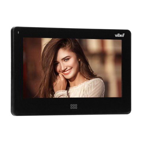 Wideo monitor bezsłuchawkowy, kolorowy, LCD 7?, do zastosowania w systemach VIBELL, dotykowy ekran, moduł pamięci, gniazdo na k