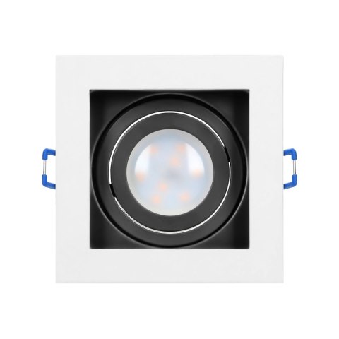 YOP ramka dekoracyjna oprawy punktowej, MR16/GU10 max 50W, regulowana biała+czarna