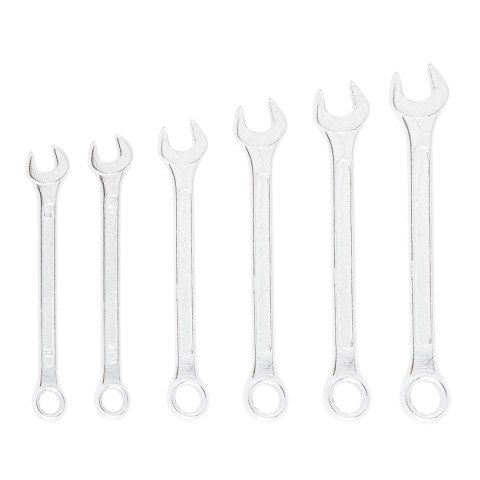 Klucze płasko-oczkowe 8-17 mm, zestaw 6 szt. Klucze płasko-oczkowe 8-17 mm, zestaw 6 szt.