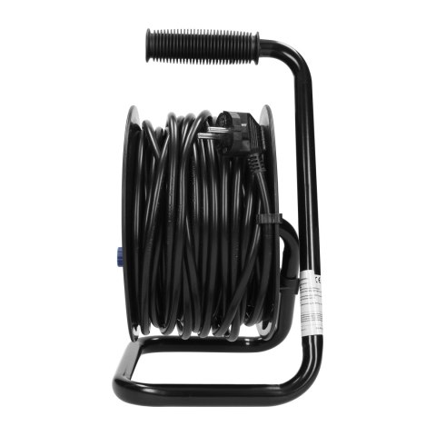 Przedłużacz bębnowy, 4 gniazda 2P+Z (schuko), kabel PVC H05VV-F 3x1.5mm?, długość - 30m, Termik, Przesłony torów prądowych. Przedłużacz bębnowy, 4 gniazda 2P+Z (schuko), kabel PVC H05VV-F 3x1.5mm?, długość - 30m, Termik, Przesłony torów prądowych.