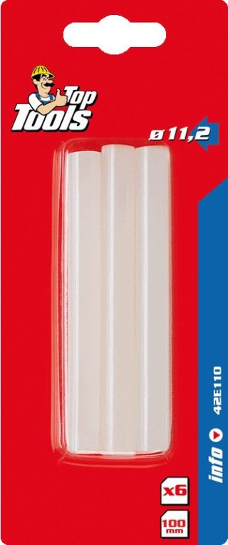 Wkłady klejowe 8 mm, przezroczyste, 12 szt.