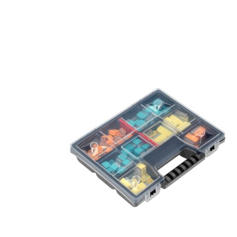 Zestaw złączek instalacyjnych HOUSE, 123 sztuk. Wciskane: 30x 2-przew. 30x 3-przew. 25x 4-przew. 20x 5-przew. 10x 6-przew. 8x 8-