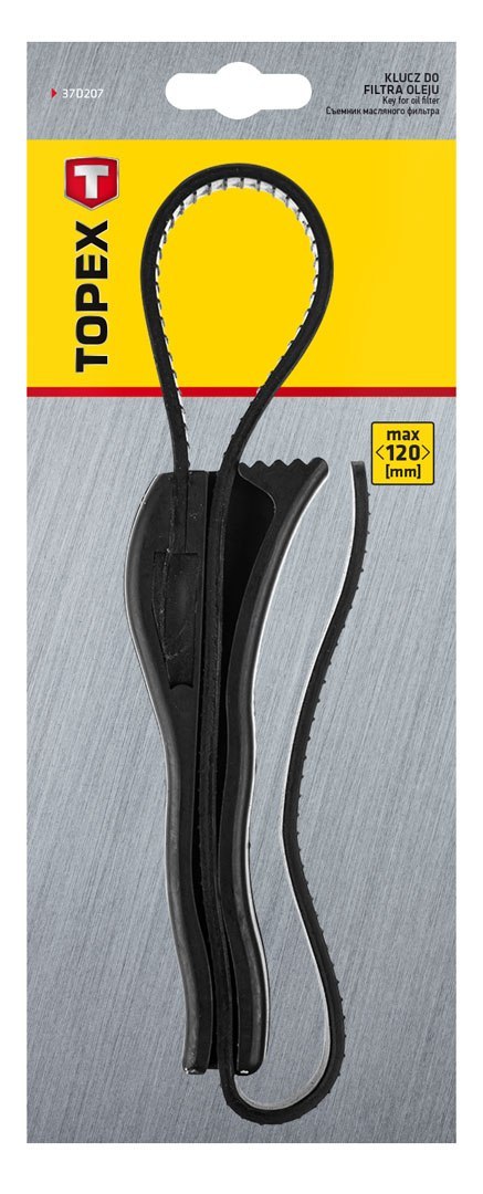 Klucz do filtra oleju, śr. max. 120 mm, taśmowy Klucz do filtra oleju, śr. max. 120 mm, taśmowy