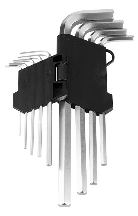 Klucze sześciokątne 1.5-10 mm, zestaw 9 szt. Klucze sześciokątne 1.5-10 mm, zestaw 9 szt.