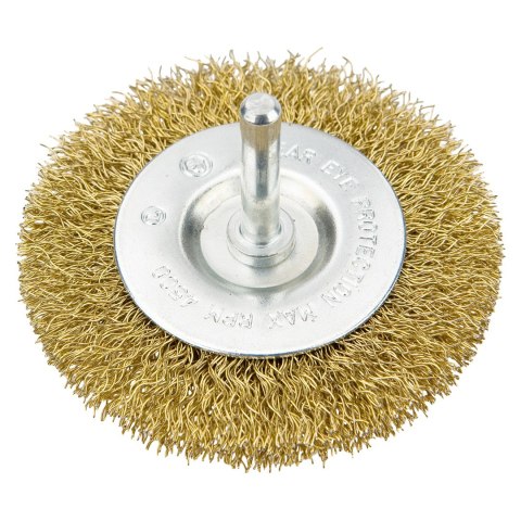 Szczotka druciana tarczowa z trzpieniem 75 mm Szczotka druciana tarczowa z trzpieniem 75 mm