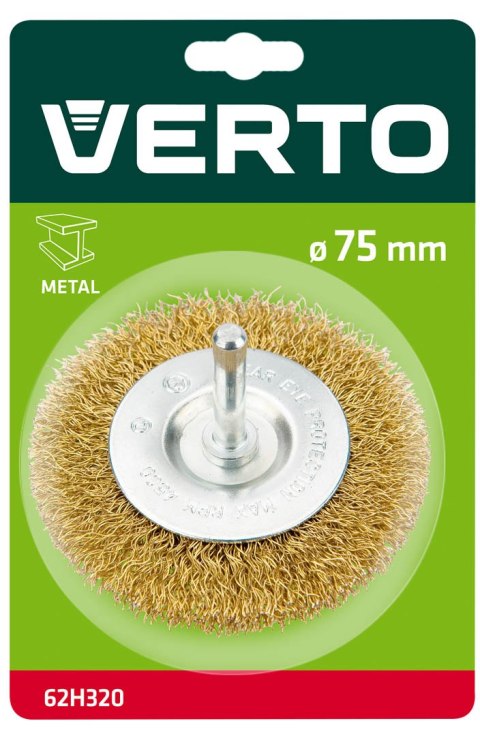 Szczotka druciana tarczowa z trzpieniem 75 mm Szczotka druciana tarczowa z trzpieniem 75 mm