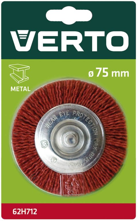 Szczotka ścierna tarczowa z trzpieniem 75 mm Szczotka ścierna tarczowa z trzpieniem 75 mm