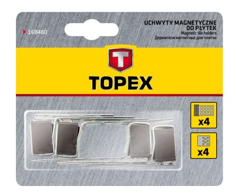 Uchwyty magnetyczne do płytek, 4 szt. Uchwyty magnetyczne do płytek, 4 szt.