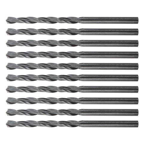 Wiertła do metalu HSS, 4.0 mm, 10 szt.