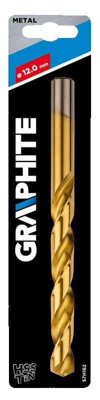Wiertło do metalu HSS-TiN, 12.0 mm