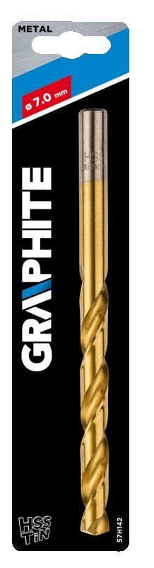Wiertło do metalu HSS-TiN, 7.0 mm
