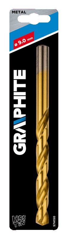 Wiertło do metalu HSS-TiN, 9.0 mm
