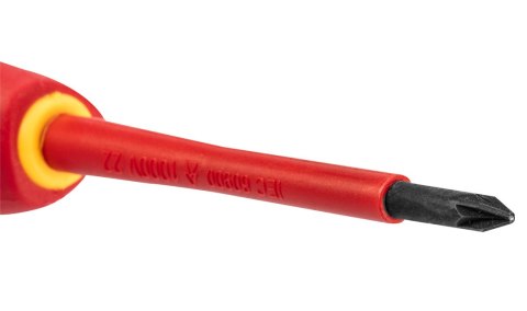 Wkrętak krzyżowy 1000V, PZ1 x 80 mm, S2 Wkrętak krzyżowy 1000V, PZ1 x 80 mm, S2