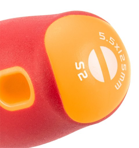 Wkrętak płaski 1000V, 5.5 x 125 mm, S2 Wkrętak płaski 1000V, 5.5 x 125 mm, S2