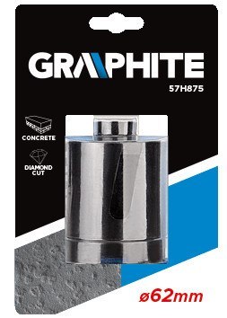 Otwornica diamentowa 62 x 10 x 75 mm