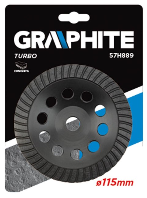 Tarcza diamentowa szlifierska 115 x 22.2 x 5 mm, turbo Tarcza diamentowa szlifierska 115 x 22.2 x 5 mm, turbo