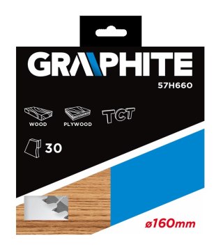 Tarcza do pilarki, widiowa, 160 x 30 mm, 30 zębów