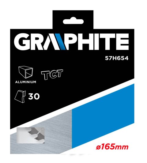 Tarcza do pilarki, widiowa, 165 x 30 mm, 30 zębów, do aluminium