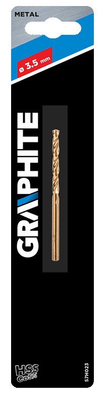 Wiertło do metalu HSS-Co, 3.5 mm
