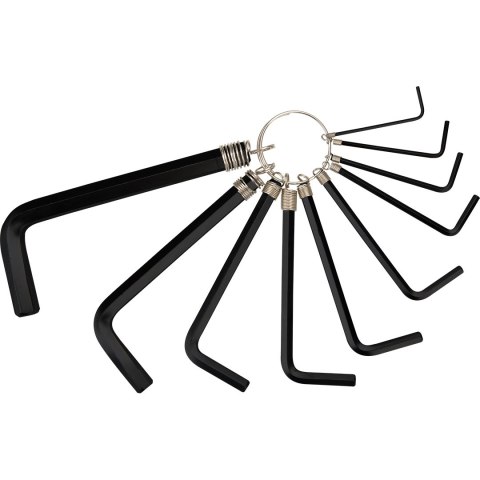 Klucze sześciokątne 1.5-10 mm, zestaw 10 szt. Klucze sześciokątne 1.5-10 mm, zestaw 10 szt.