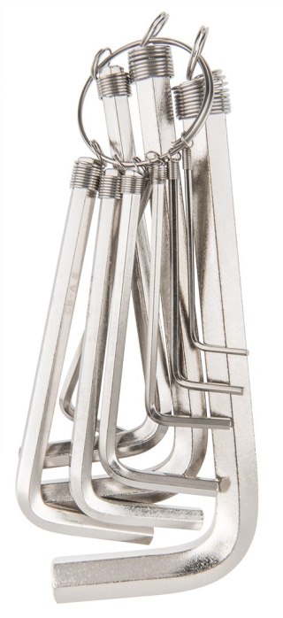 Klucze sześciokątne 1.5-10 mm, zestaw 10 szt.