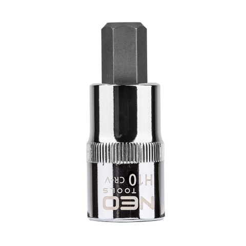 Końcówka sześciokątna na nasadce 1/2", H10 x 55 mm