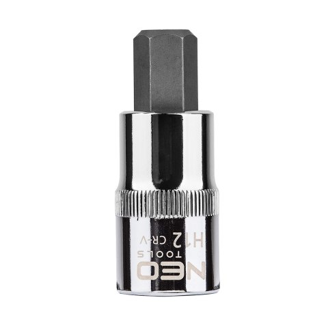 Końcówka sześciokątna na nasadce 1/2", H12 x 55 mm