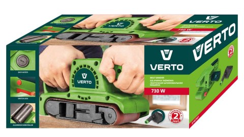 Szlifierka taśmowa 730W, pas bezkońcowy 75 x 457 mm Szlifierka taśmowa 730W, pas bezkońcowy 75 x 457 mm