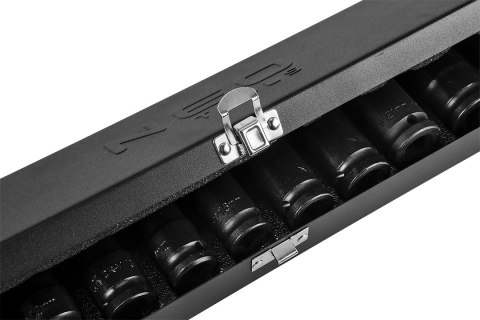 Nasadki udarowe 1/2", 10-24 mm, zestaw 11 szt.