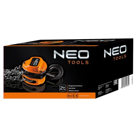 Wciągarka łańcuchowa 2 t, 3 m Wciągarka łańcuchowa 2 t, 3 m