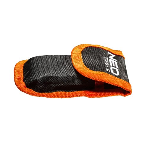 Nóż uniwersalny składany, ostrze trapezowe + nóż, nylonowe etui + 5 ostrzy