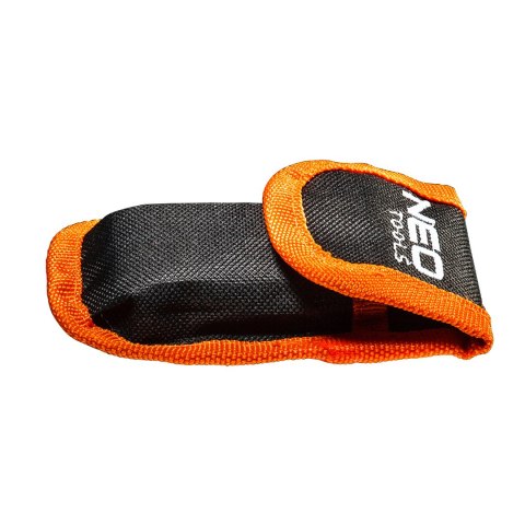 Nóż uniwersalny składany, ostrze trapezowe + nóż, nylonowe etui + 5 ostrzy