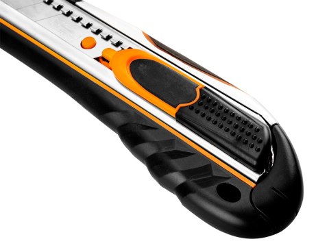 Nóż z ostrzem łamanym 18 mm, szybkie cięcie i blokada ostrza