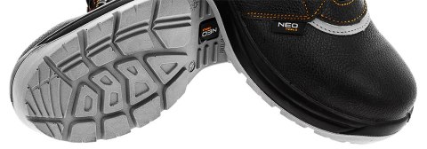 Półbuty robocze, skórzane, S1P SRA, rozmiar 42, CE