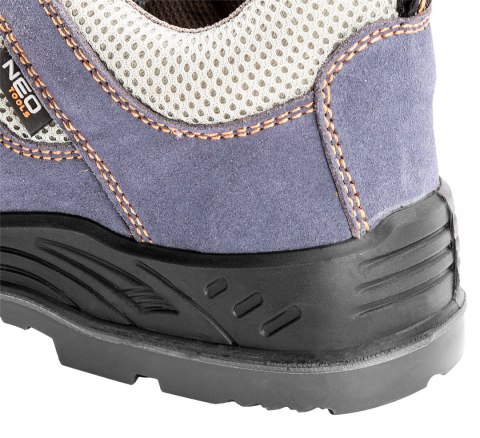 Półbuty robocze, zamszowe, S1P SRA, rozmiar 39, CE