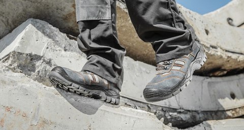 Półbuty robocze, zamszowe, S1P SRA, rozmiar 40, CE