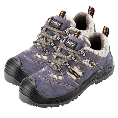 Półbuty robocze, zamszowe, S1P SRA, rozmiar 44, CE