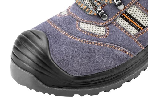 Półbuty robocze, zamszowe, S1P SRA, rozmiar 47, CE