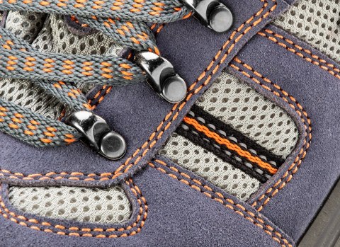 Półbuty robocze, zamszowe, S1P SRA, rozmiar 47, CE