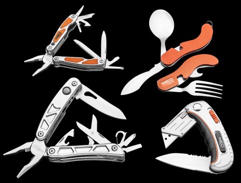 Scyzoryk biwakowy, pomarańczowy Scyzoryk biwakowy, pomarańczowy