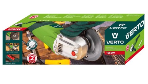 Szlifierka kątowa 1050W, tarcza 125 x 22.2 mm, obroty 10 500 min?? Szlifierka kątowa 1050W, tarcza 125 x 22.2 mm, obroty 10 500 min??